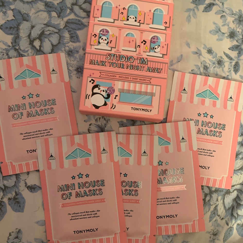 Tony moly set of 5 face masks